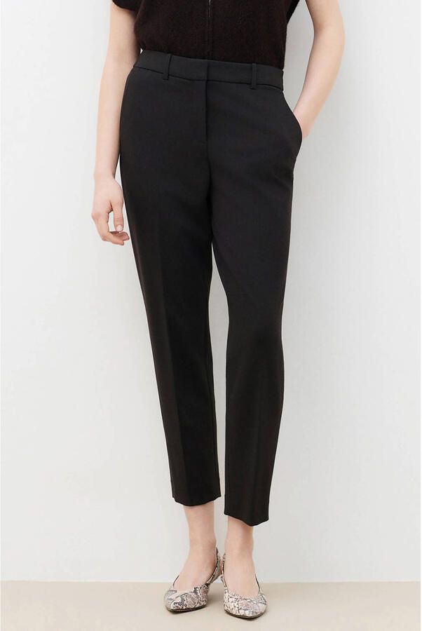 Caroll straight leg chino broek donkerbruin