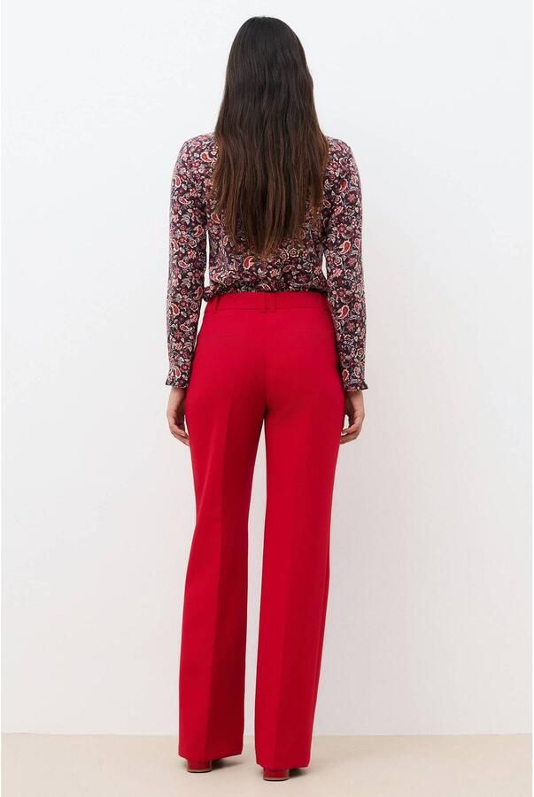 Caroll straight leg pantalon rood - Foto 2