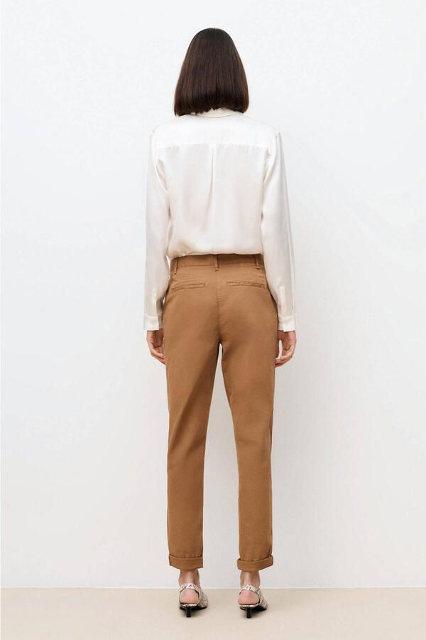 Caroll straight regular waist chino camel - Foto 3