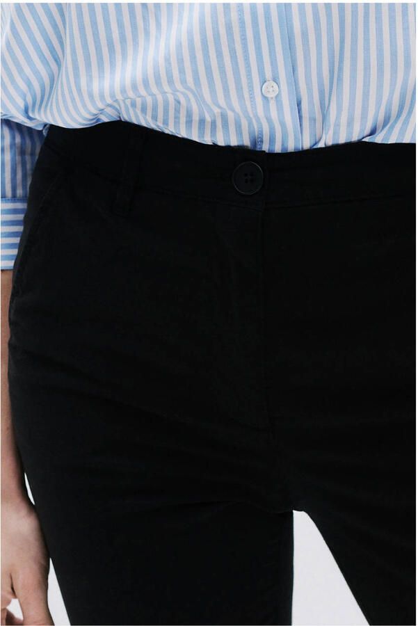 Caroll straight regular waist chino zwart - Foto 3