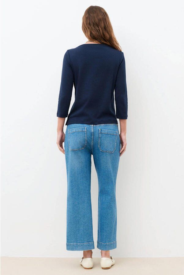 Caroll top marineblauw - Foto 3