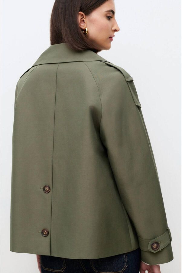 Caroll trenchcoat kaki - Foto 2