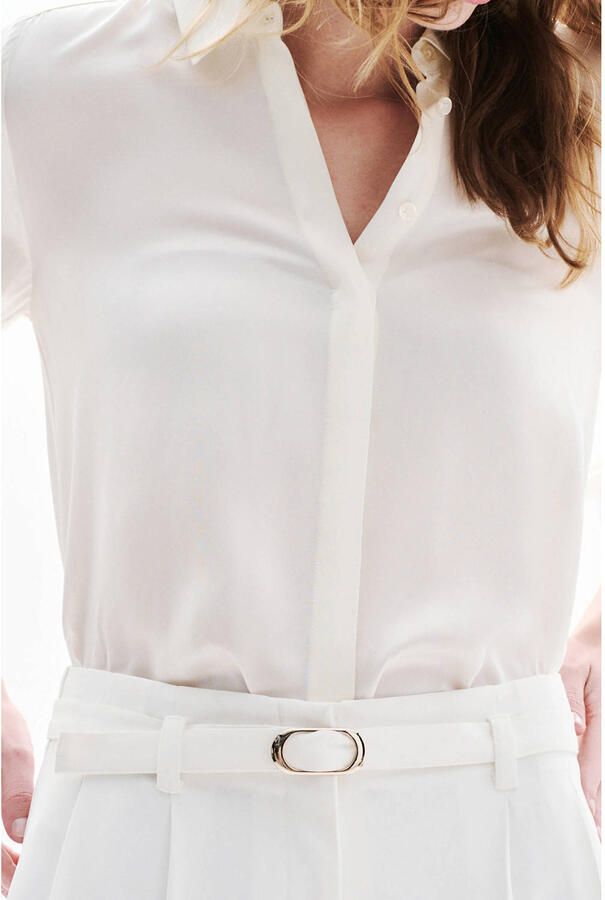 Caroll wide leg high waist palazzo broek ecru - Foto 2