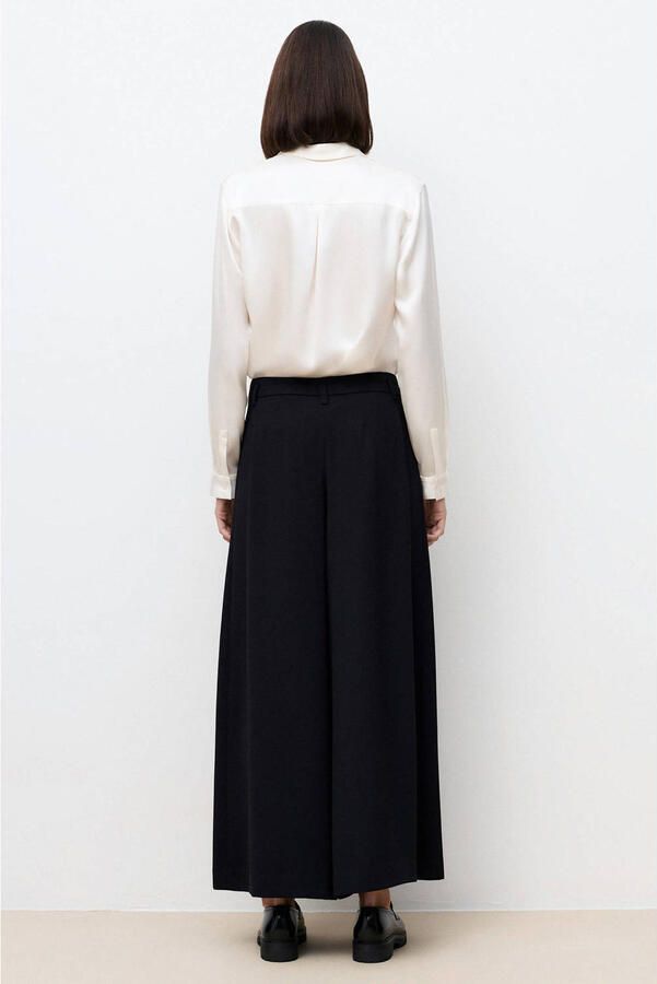 Caroll wide leg high waist palazzo broek zwart - Foto 3