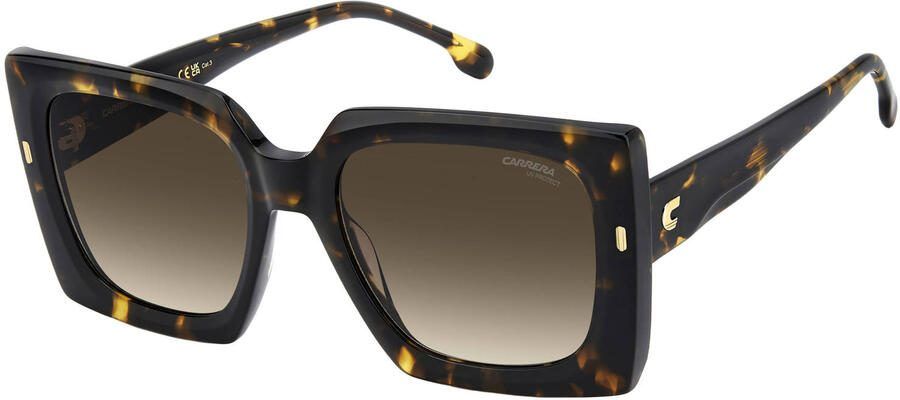 Carrera zonnebril 3072 S met tortoise print bruin