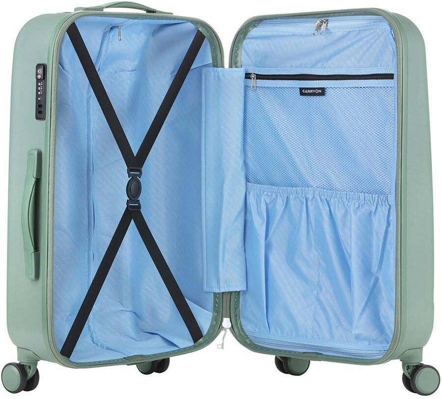 CarryOn trolley Skyhopper 68 cm. olijfgroen - Foto 3