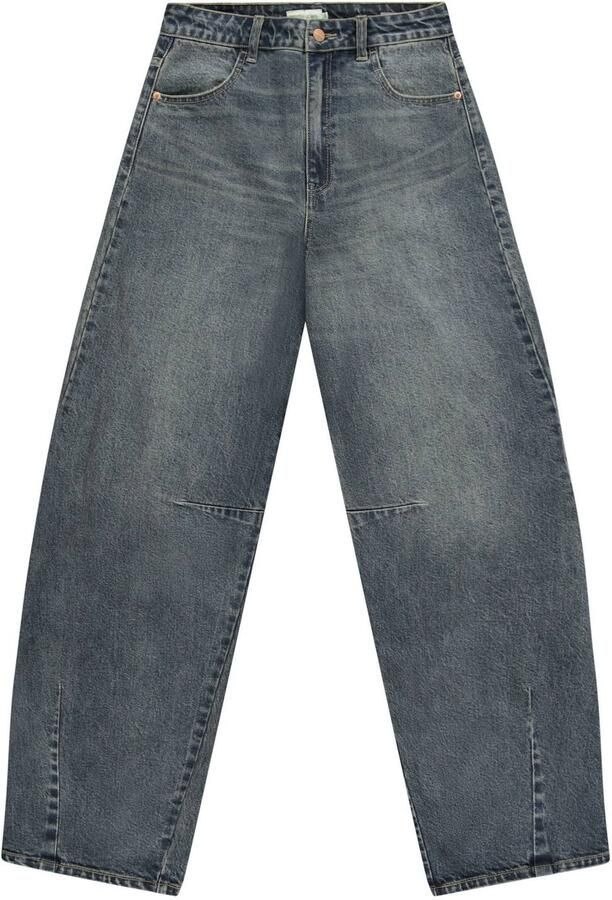 Cars barrel jeans dirty washed