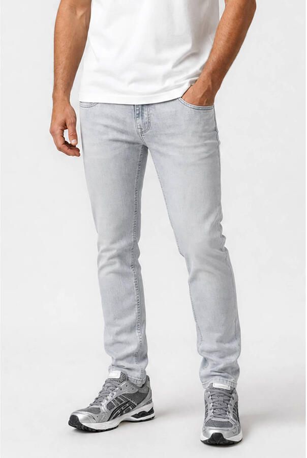 Cars Bates slim fit jeans blauwgrijs