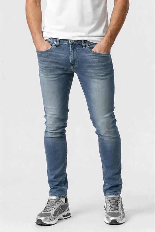 CARS JEANS Slim fit jeans in used-look model 'BATES' - Foto 2