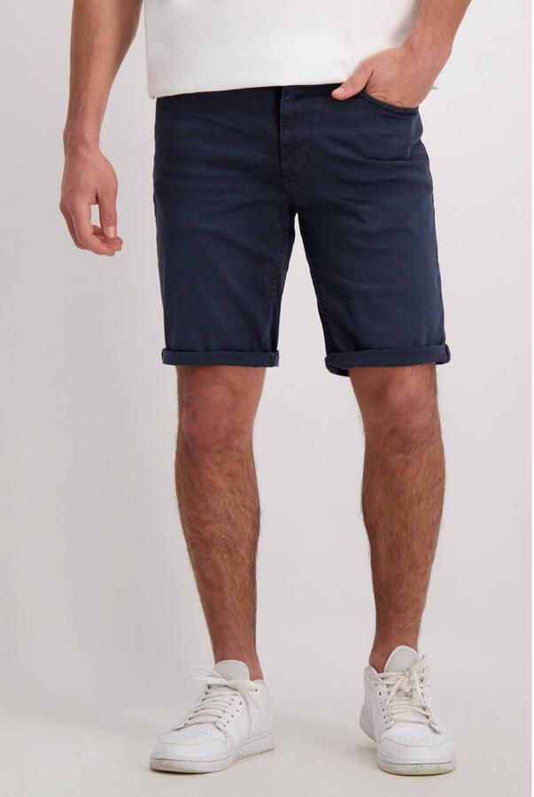 Cars Navy Denim Shorts voor Heren Blue Heren