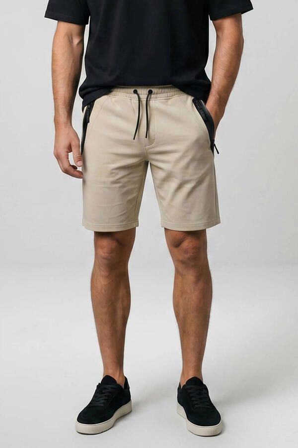Cars BRIYAM regular sweatshort beige