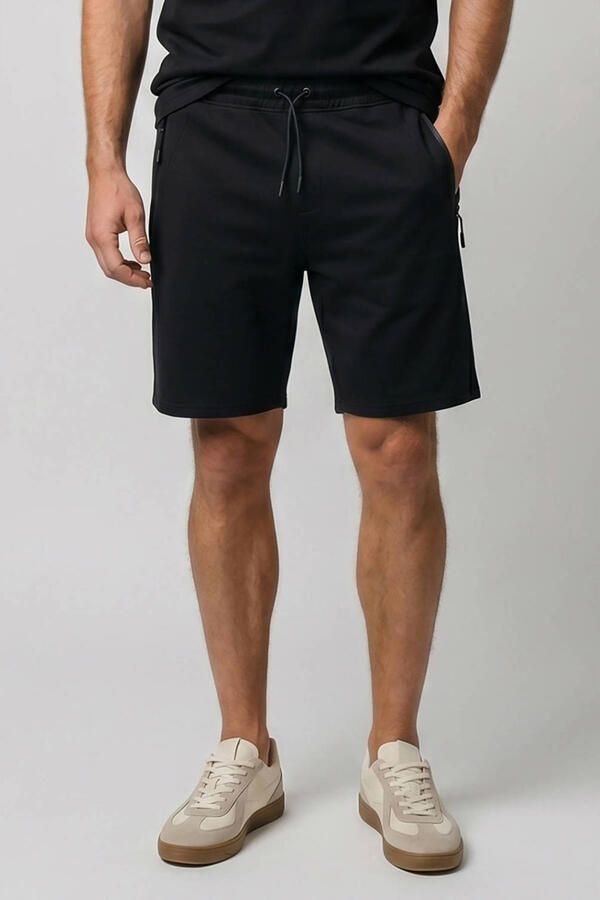 Cars BRIYAM regular sweatshort zwart