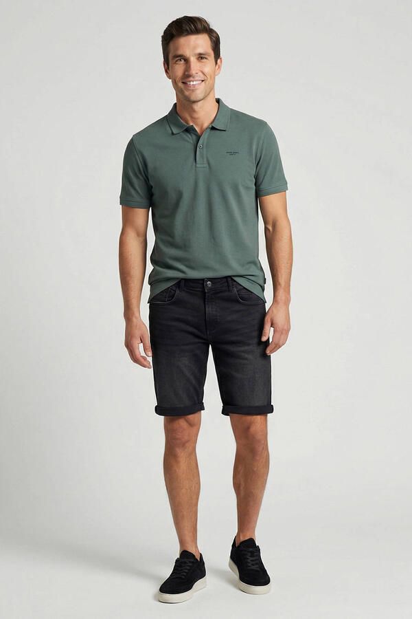 Cars Kort Zwart Denim Californië Gebruikt Black Heren - Foto 2