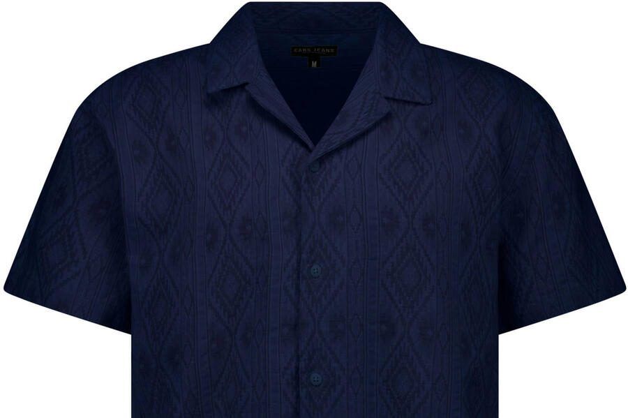 Cars casual overhemd marineblauw - Foto 3