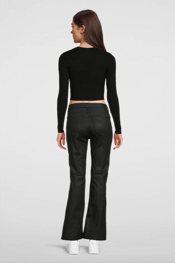 Cars coated flared jeans Desiree zwart - Foto 3