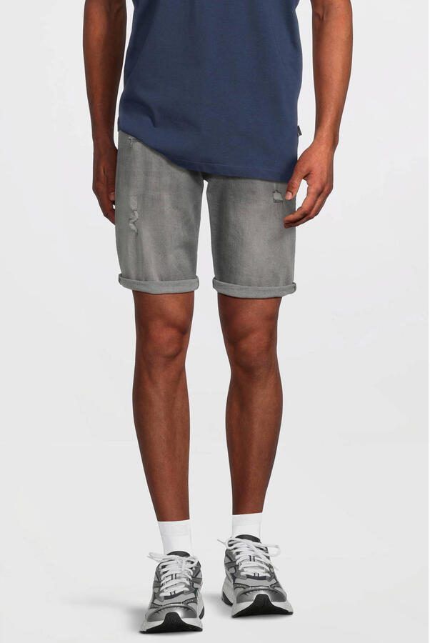 Cars denim regular short grijs - Foto 4