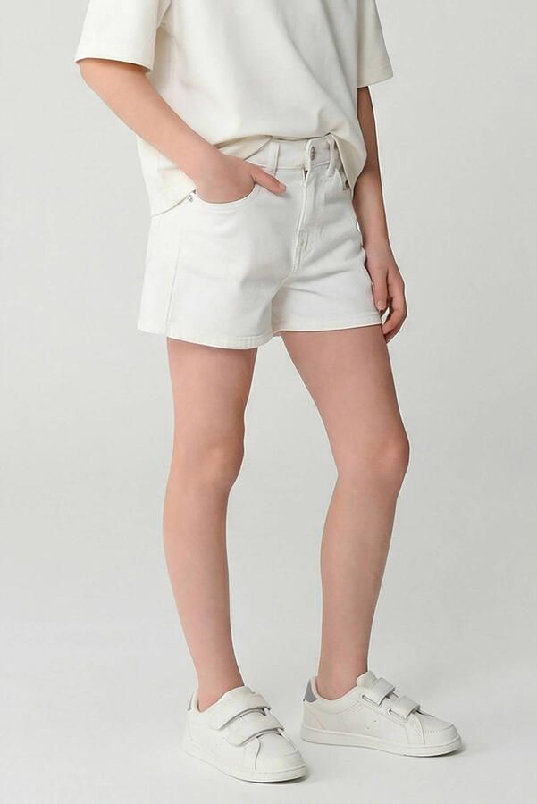 Cars denim regular short wit - Foto 2