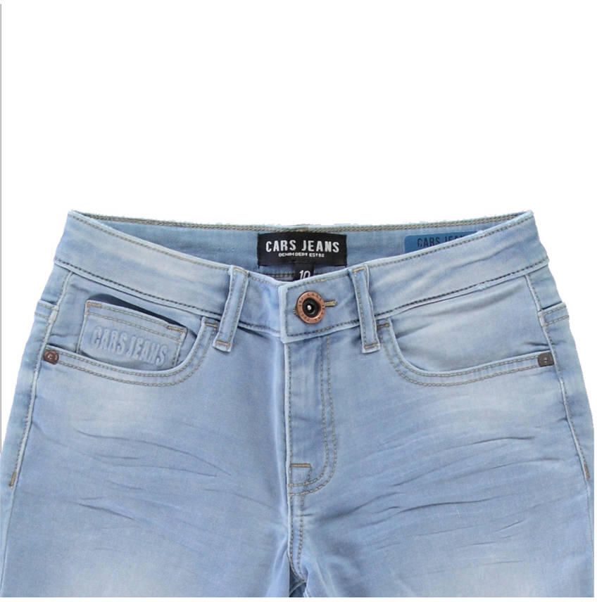 Cars denim short SEATLE bleached used Blauw Jongens Stretchdenim Effen 140 - Foto 2