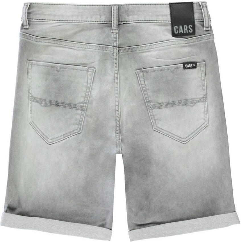 Cars denim short SEATLE grey used Grijs Jongens Stretchdenim Effen 140