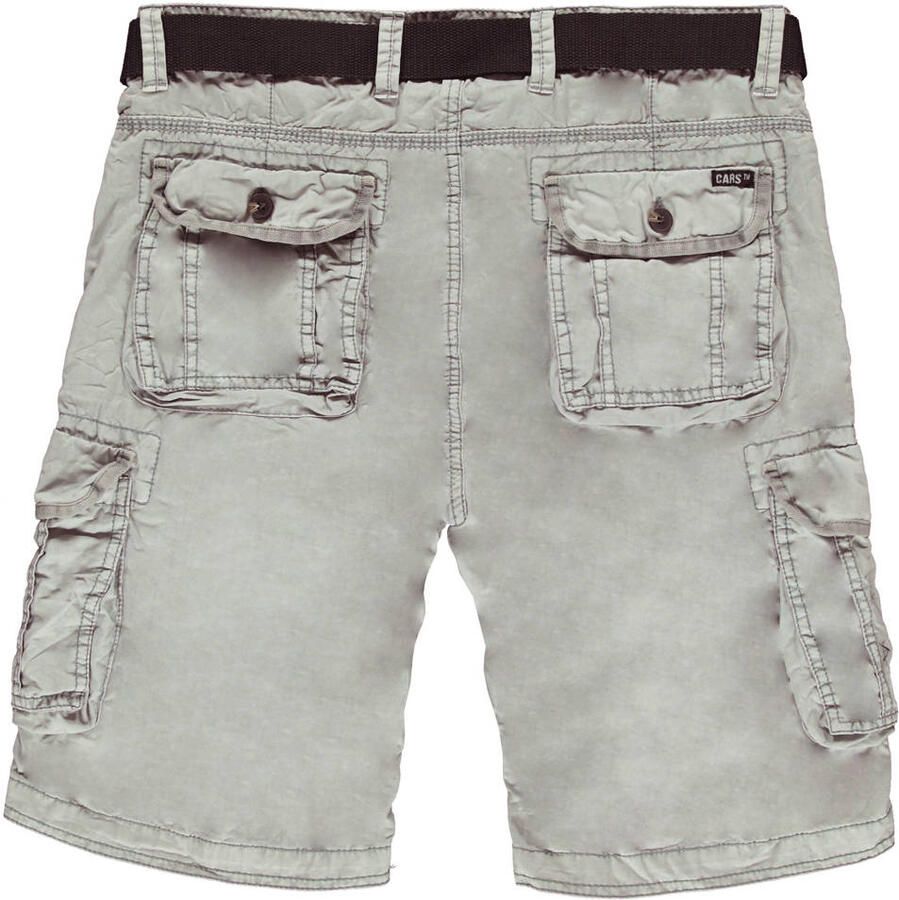 CARS JEANS Korte regular fit cargobroek met stoffen riem model 'DURRAS' - Foto 2