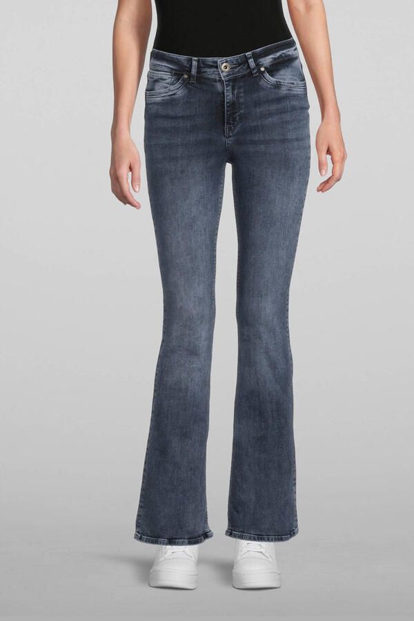 Cars flared jeans Michelle zwartblauw - Foto 4