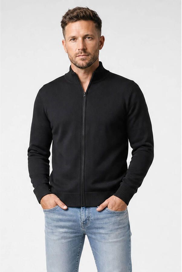 Cars gebreid vest zwart