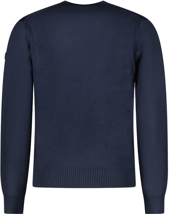 Cars gebreide trui donkerblauw Jongens Viscose Ronde hals Effen