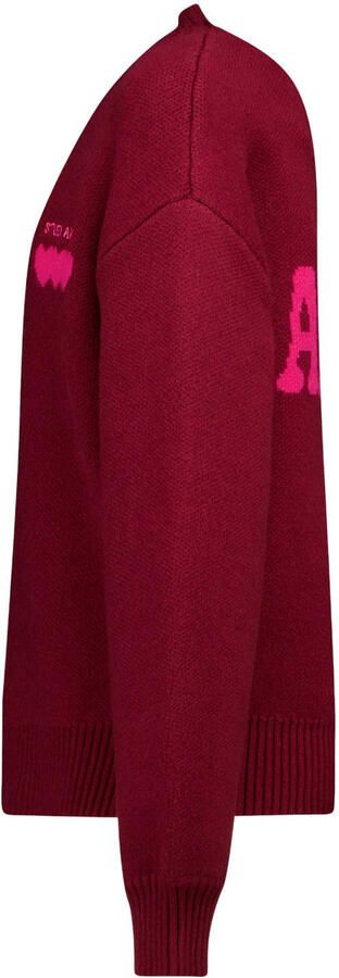 Cars gebreide trui met backprint donkerrood Meisjes Polyester Ronde hals - Foto 2