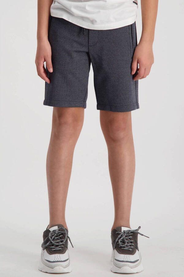 Cars gemêleerde sweatshort HERELL donkerblauw melange Korte broek Jongens Katoen