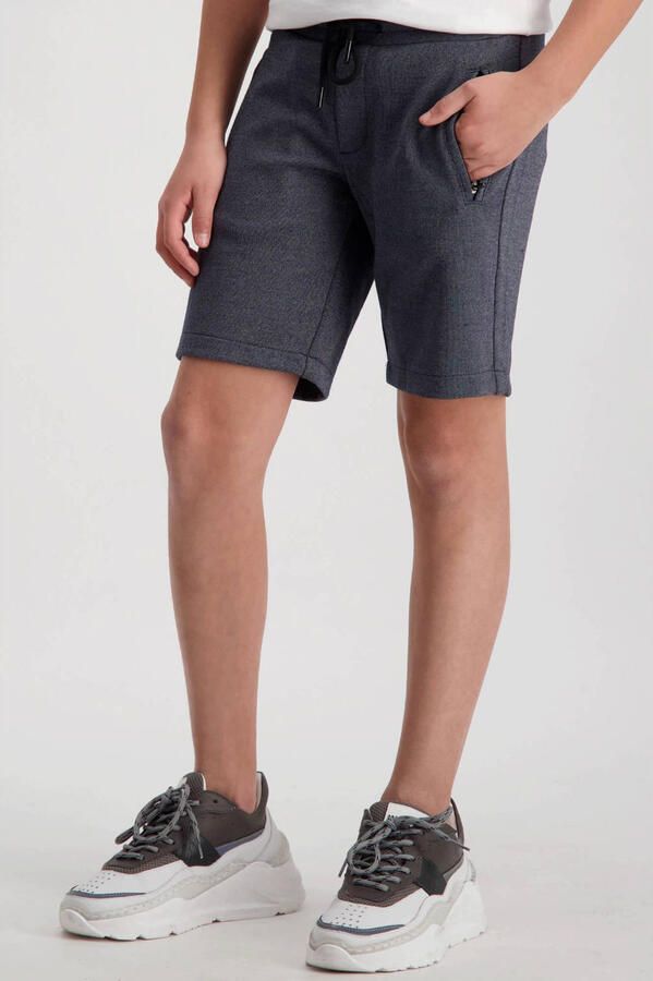 Cars gemêleerde sweatshort HERELL donkerblauw melange Korte broek Melée 164 - Foto 3