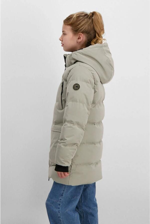 CARS JEANS Regular fit gewatteerde lange jas met steekzakken model 'Maysay' - Foto 4