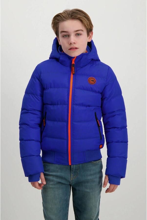 Cars gewatteerde jas blauw