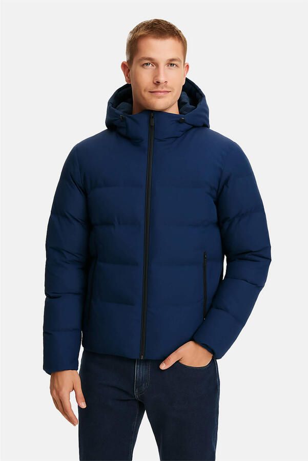 Cars gewatteerde jas donkerblauw - Foto 3