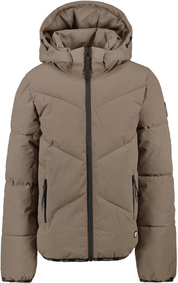 Cars gewatteerde jas taupe