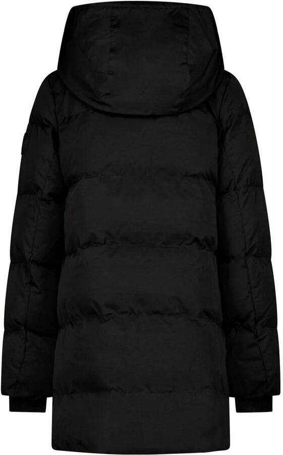 CARS JEANS Regular fit gewatteerde lange jas met steekzakken model 'Maysay'