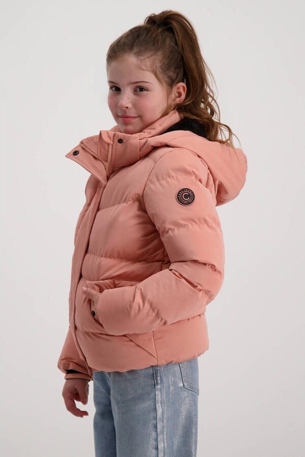 Cars gewatteerde winterjas ALENA lichtroze Polyester Capuchon Effen 164 - Foto 2