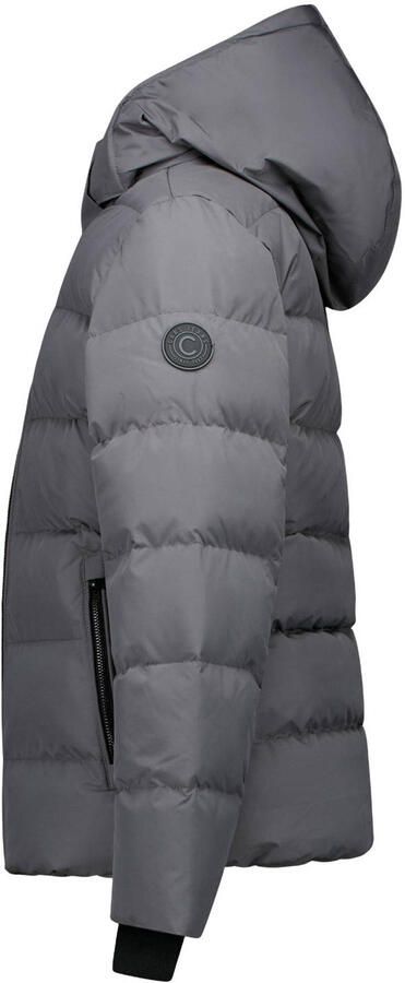 Cars gewatteerde winterjas grijs Meisjes Polyester Capuchon Effen - Foto 2