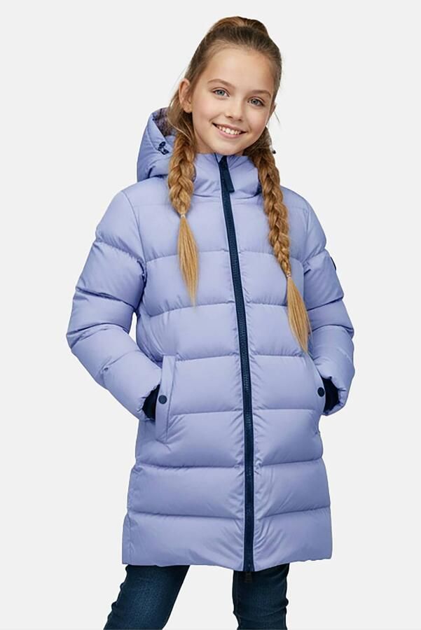 Cars gewatteerde winterjas lila Paars Meisjes Polyester Capuchon Effen