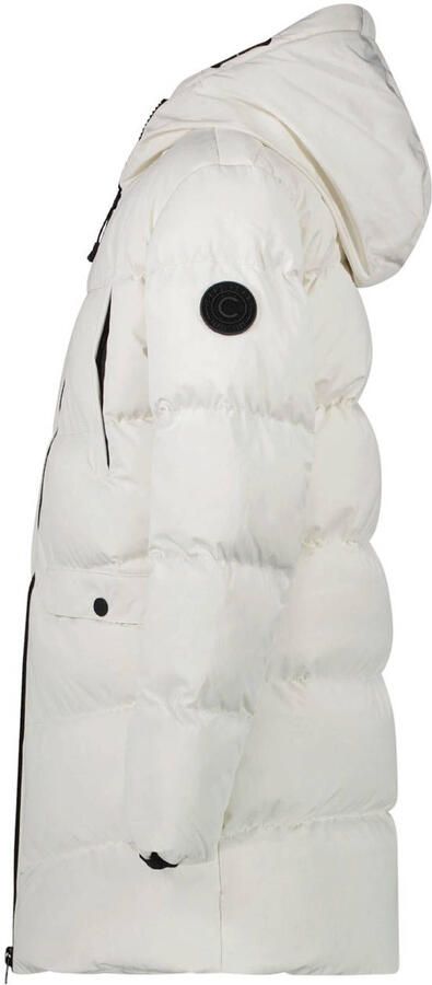 Cars gewatteerde winterjas YLIE wit Meisjes Polyester Capuchon Effen 128 - Foto 2