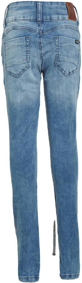 Cars high waist skinny jeans Amazing stone used Blauw Meisjes Stretchdenim 104 - Foto 2