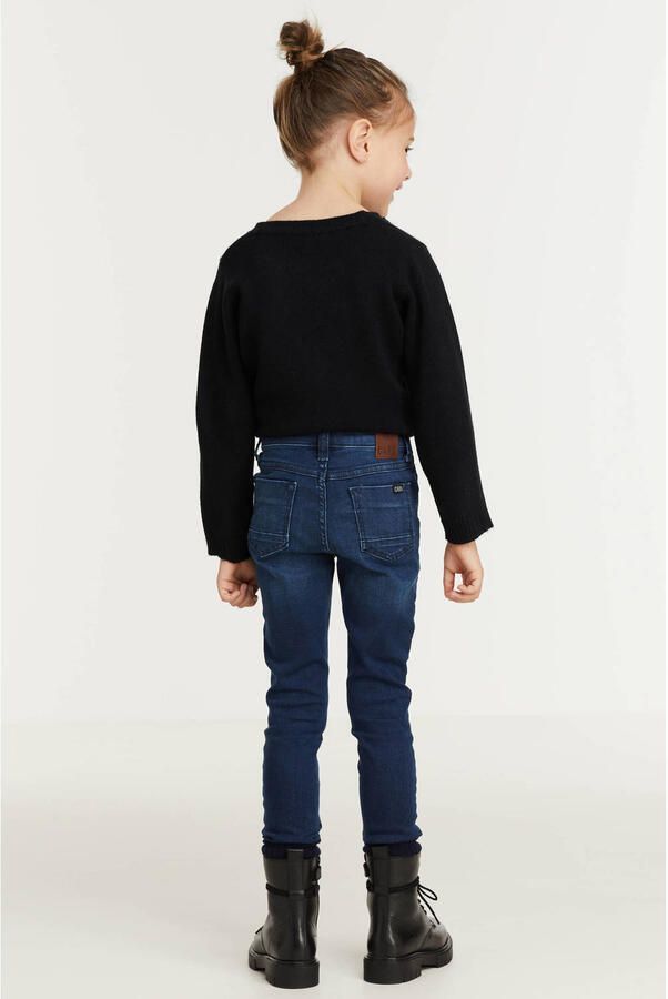 Cars high waist skinny jeans Ophelia dark used Blauw Meisjes Stretchdenim 140 - Foto 3