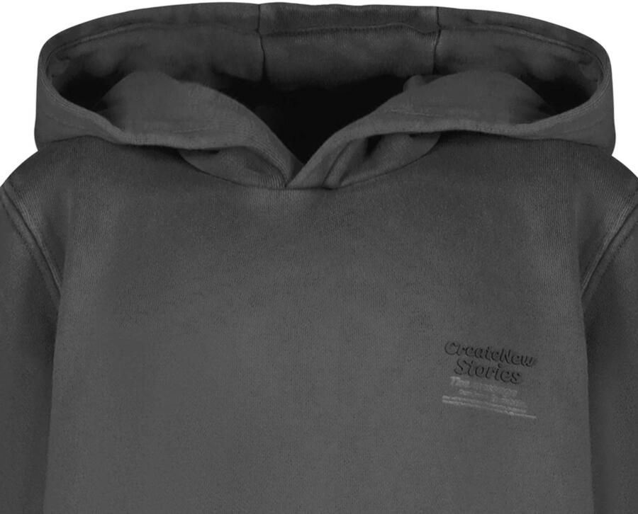 Cars hoodie met backprint antraciet