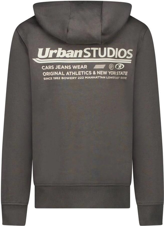 Cars hoodie met backprint antraciet Sweater Grijs Backprint - Foto 2
