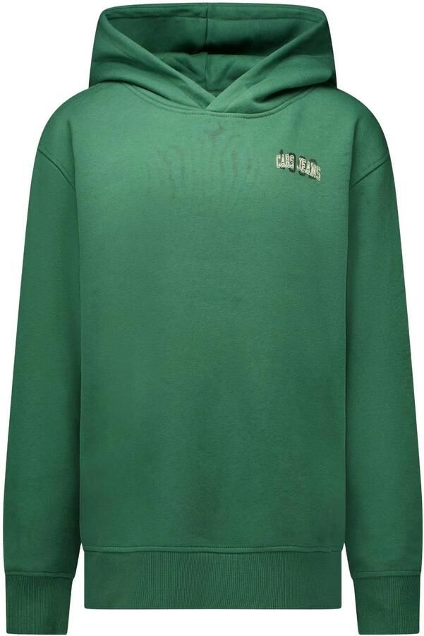 Cars hoodie met backprint donkergroen