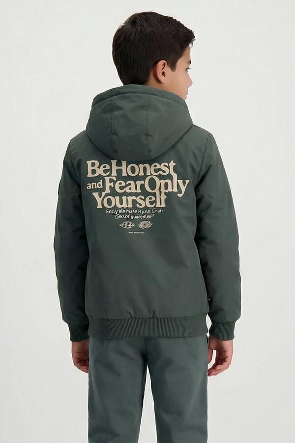 Cars hoodie met backprint groen