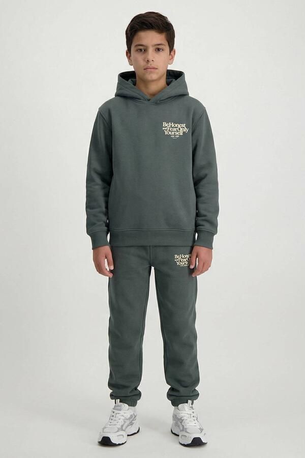 Cars hoodie met backprint groen Sweater Backprint