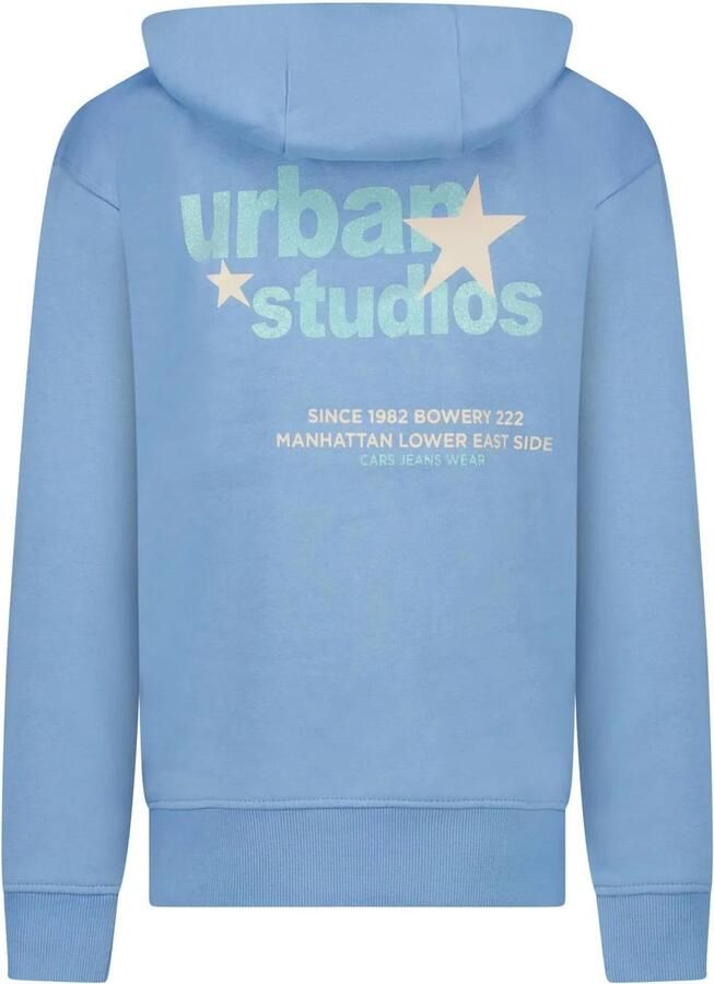 Cars hoodie met backprint lichtblauw Sweater Backprint - Foto 2
