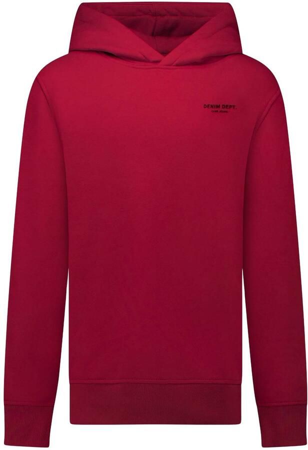 Cars hoodie met logo donkerrood Sweater Logo
