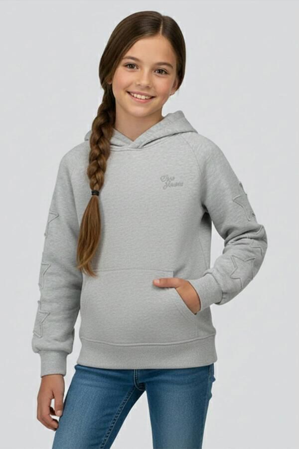 Cars hoodie met logo grijs
