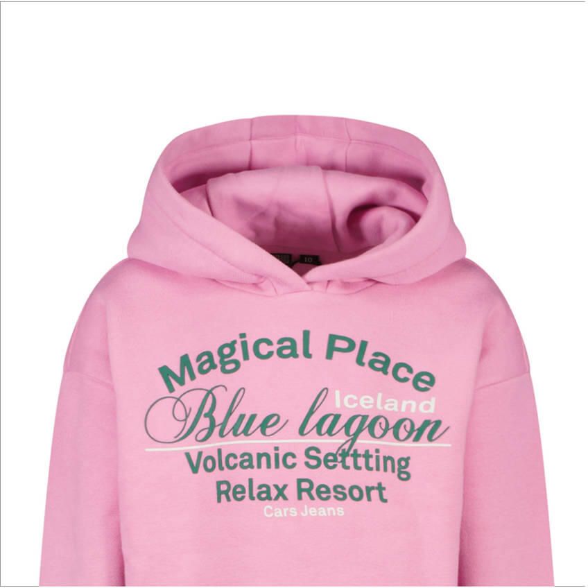 Cars hoodie roze